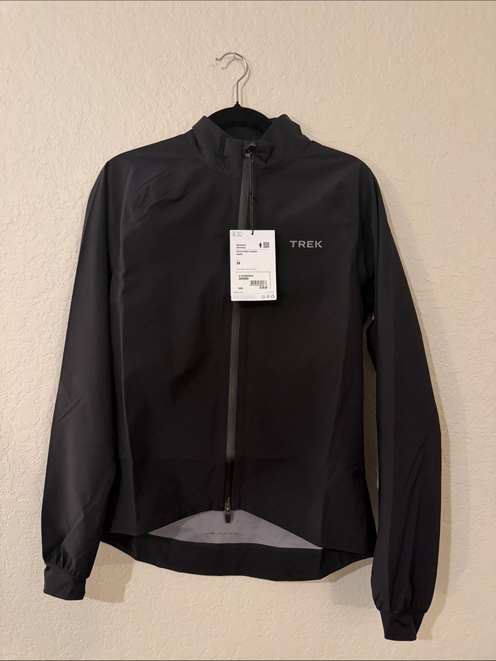 TREK Women's Circuit Rain Jacket - Black